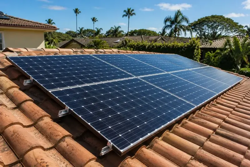 Installation de panneaux solaires à Ispoure